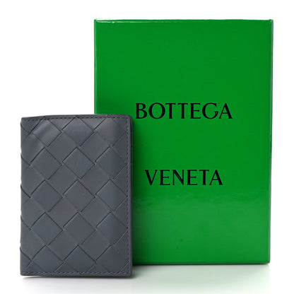 Bottega Veneta Nappa Maxi Intrecciato Bi-Fold Card Holder Thunder 9 of 9