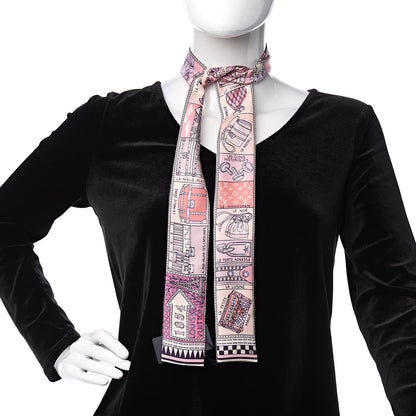 Louis Vuitton Silk Jeu De Louis BB Bandeau Pink 2 of 4
