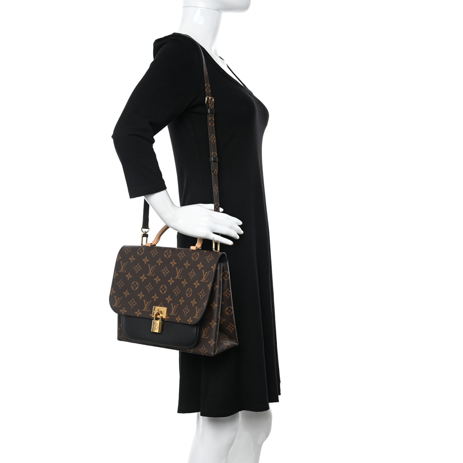 Louis Vuitton Monogram Marignan Black 2 of 15