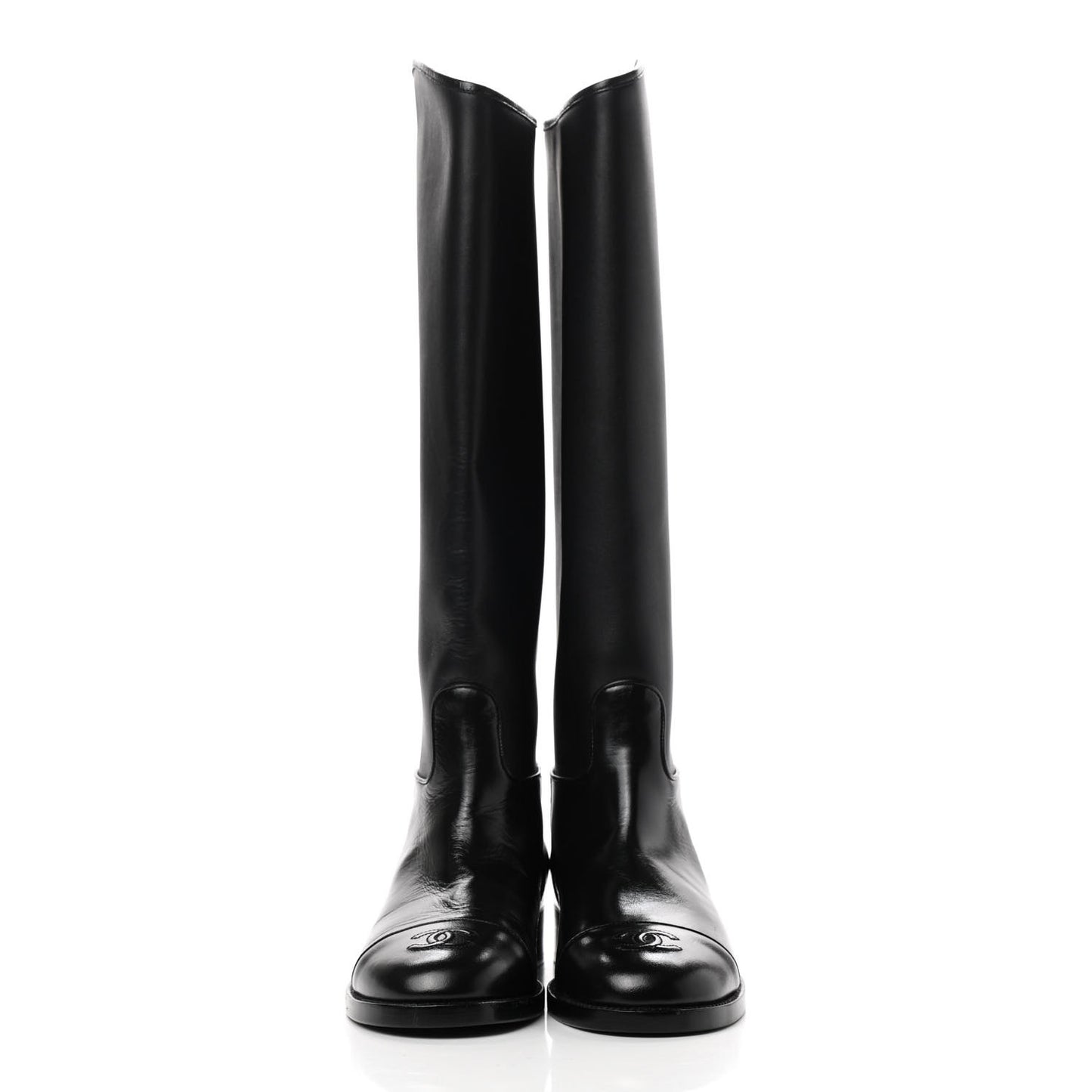 CC Cap Toe Boots 36.5 Black
