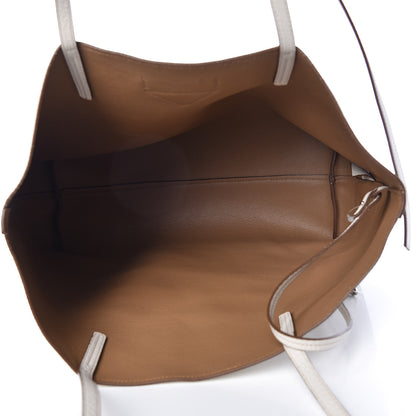 Prada Calfskin Large Concept Shopper Tote Off White 6 of 14