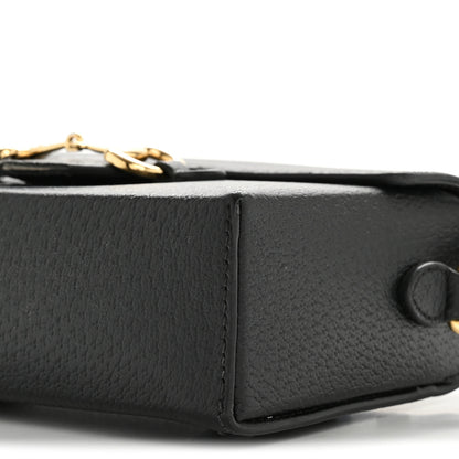 Gucci Calfskin Horsebit 1955 Shoulder Bag Black 10 of 17