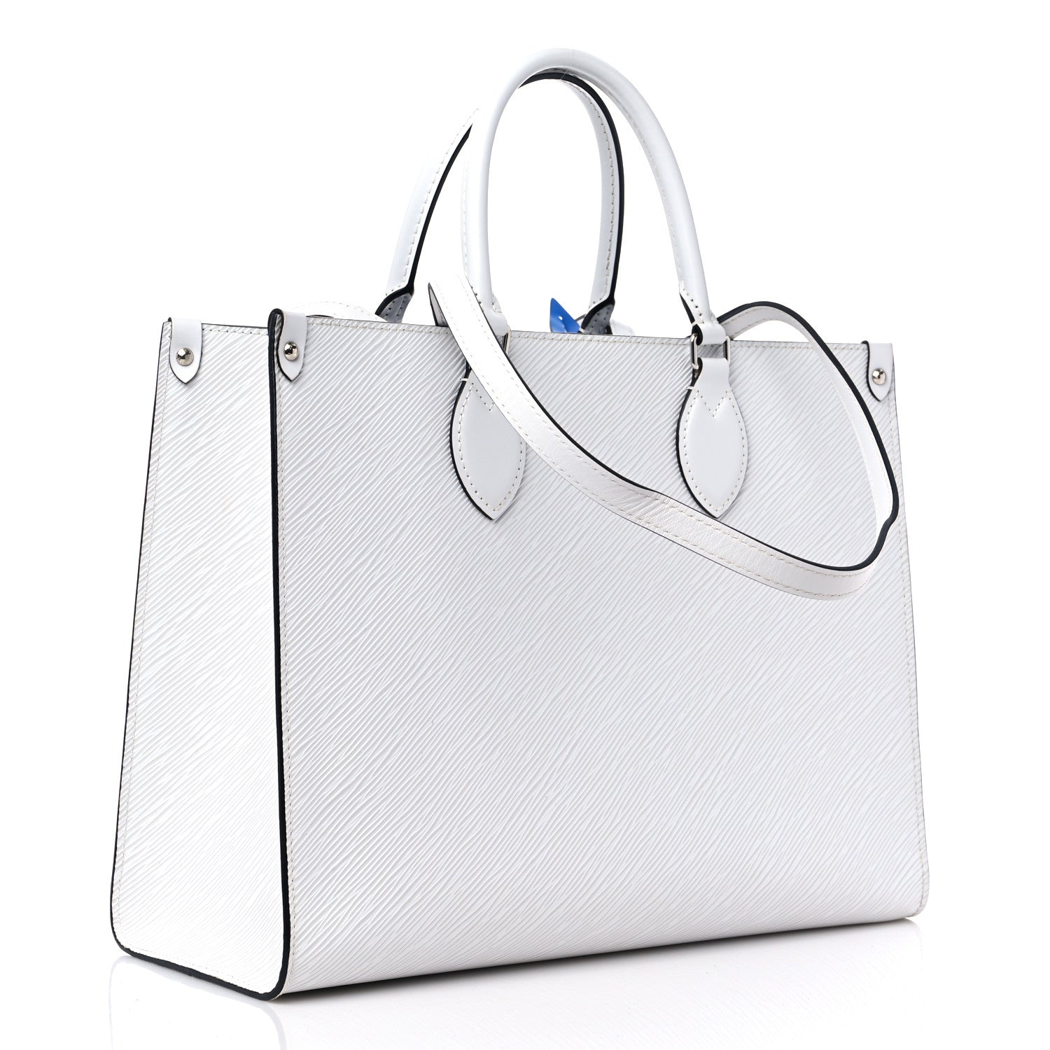 Louis Vuitton Epi Onthego MM White 3 of 9