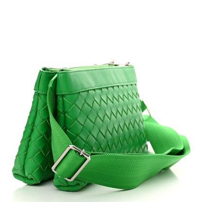 Bottega Veneta Nappa Intrecciato Duo Shoulder Bag Parakeet 3 of 11