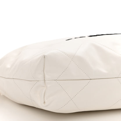 Chanel Calfskin Quilted Small Chanel 22 White 10 of 11