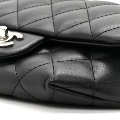 Chanel Calfskin Quilted CC Uniform Flap Belt Bag Black 9 of 11