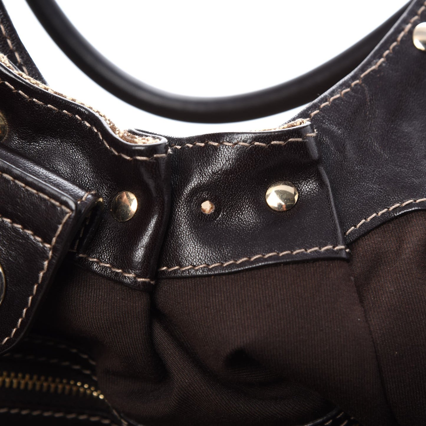 Monogram Studded Pelham Tote Ebony