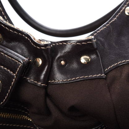 Gucci Monogram Studded Pelham Tote Ebony 8 of 9