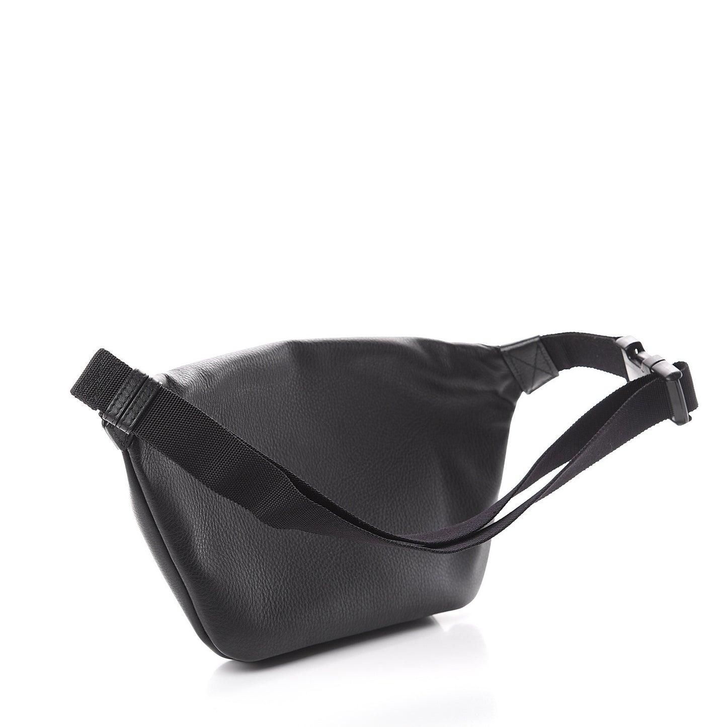 Smooth Calfskin Logo Large Everyday Beltpack Black