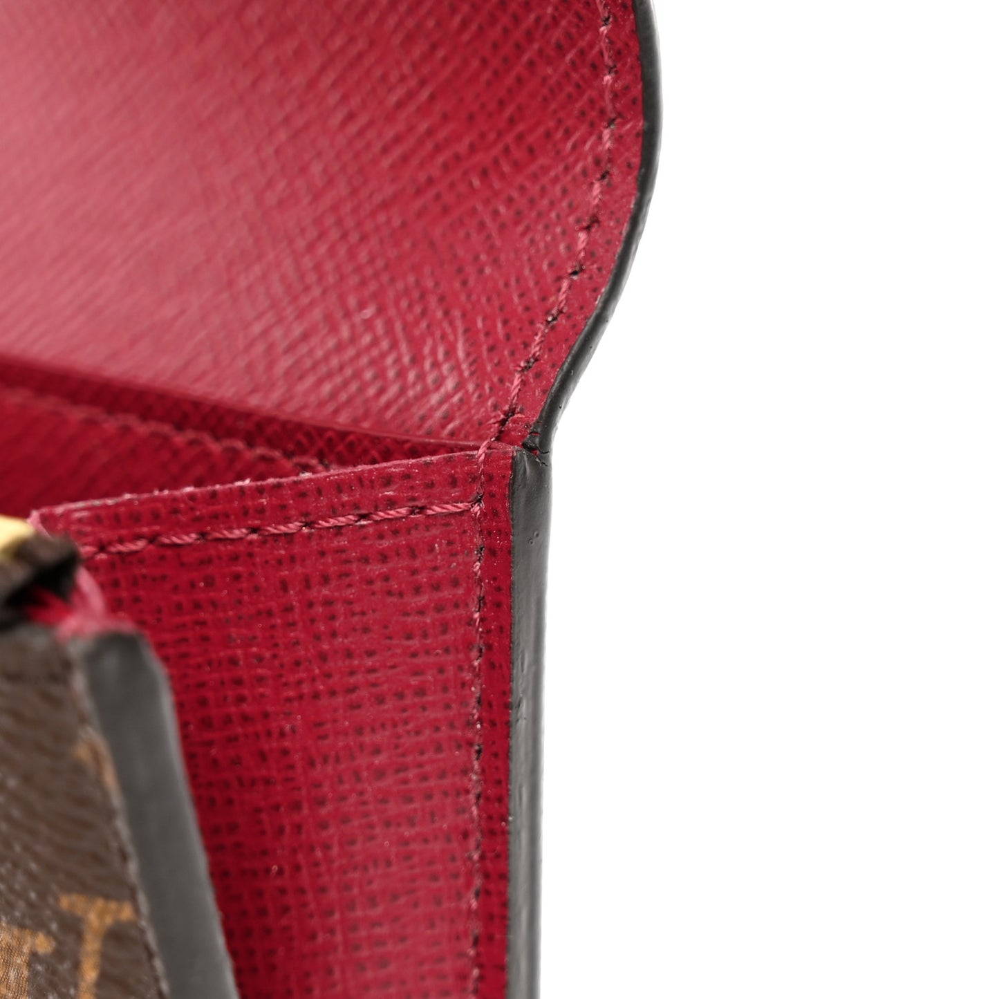 Monogram Rosalie Coin Purse Fuchsia