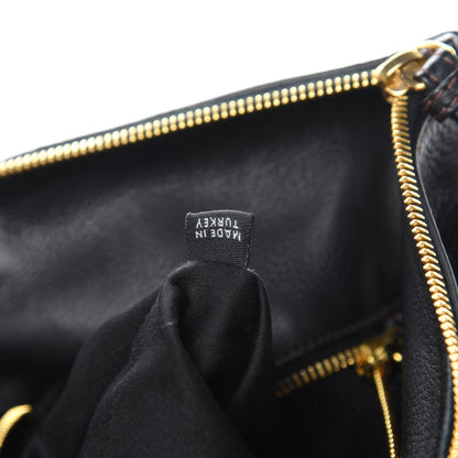 Miu Miu Vitello Medium Bow Bag Black 7 of 11