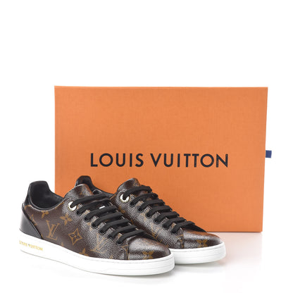 Louis Vuitton Patent Monogram Frontrow Sneakers 35 8 of 8