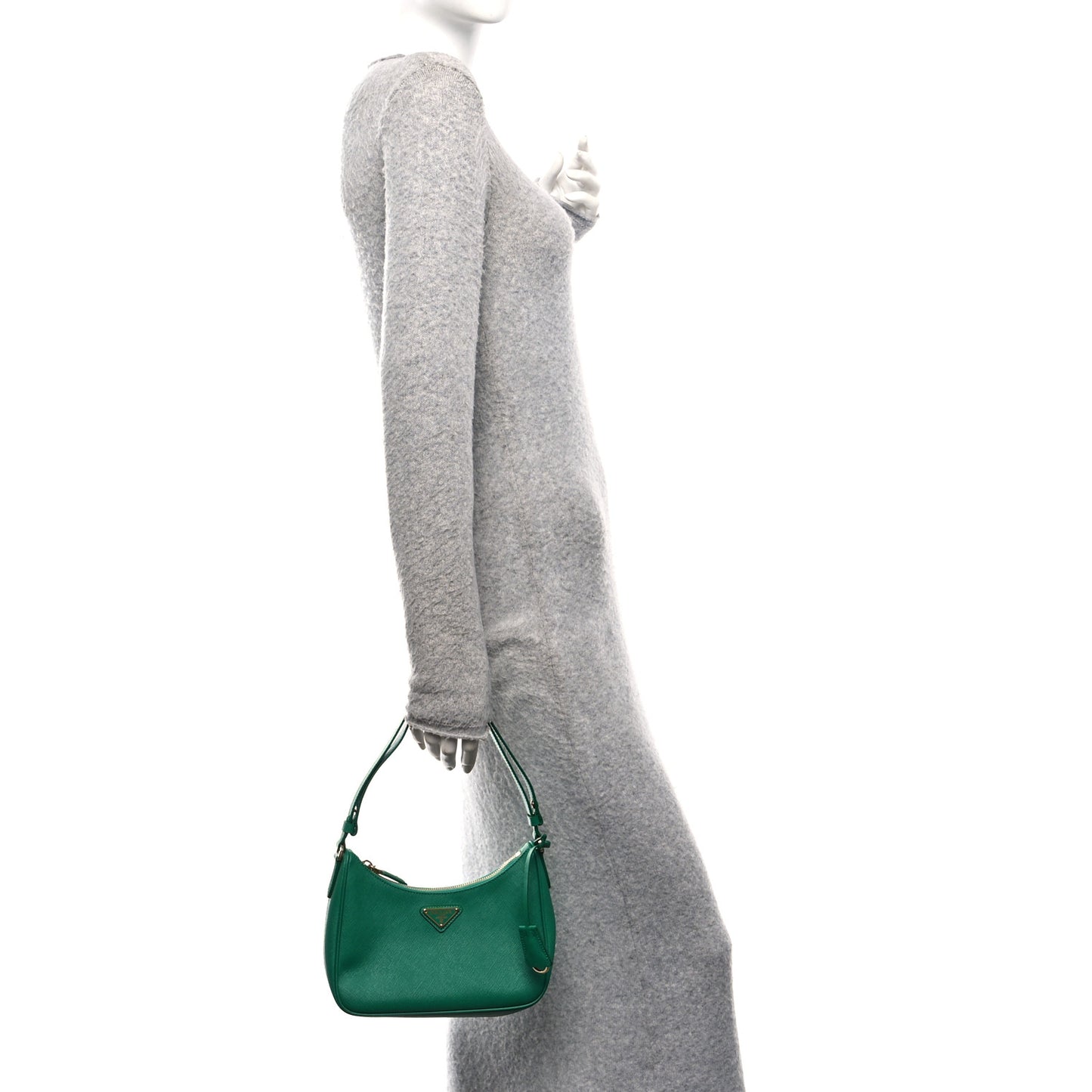 Saffiano Lux Mini Re-Edition Shoulder Bag Mango