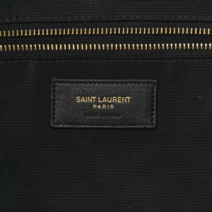 Saint Laurent Lambskin Quilted Maxi Icare Shopping Tote Black 7 of 12