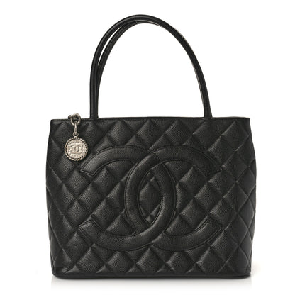 Chanel Caviar Quilted Medallion Tote Black 1 of 9