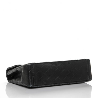 Chanel Lambskin Quilted XL Jumbo Single Flap Black 4 of 8