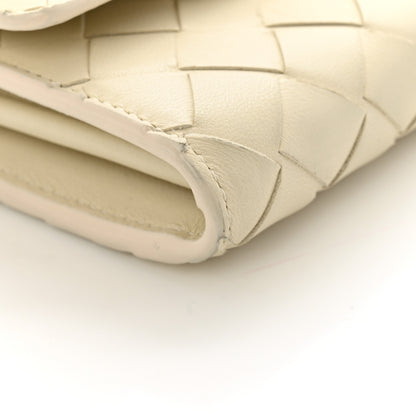 Bottega Veneta Nappa Intrecciato Andiamo Large Flap Wallet White 10 of 13