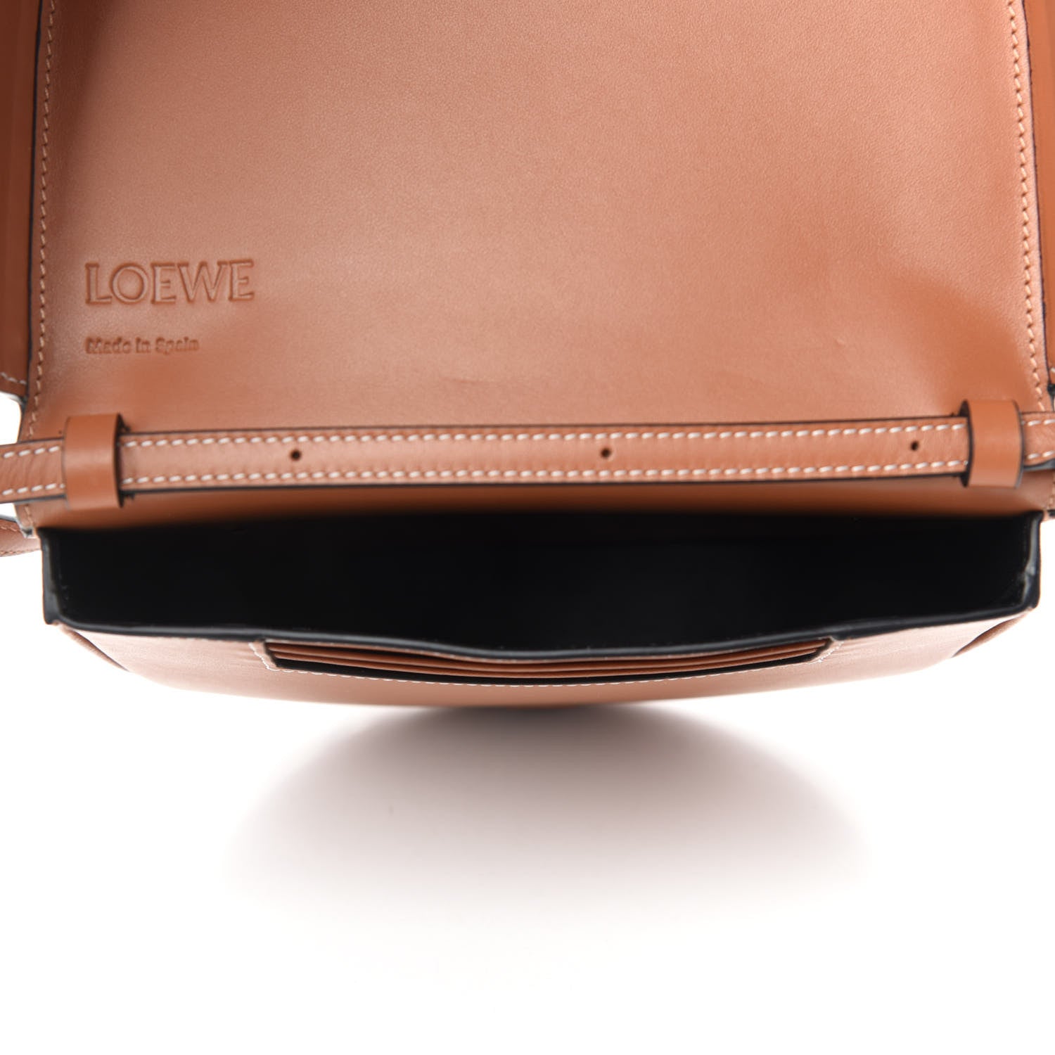 Loewe Soft Calfskin Small Heel Bag Tan 5 of 10