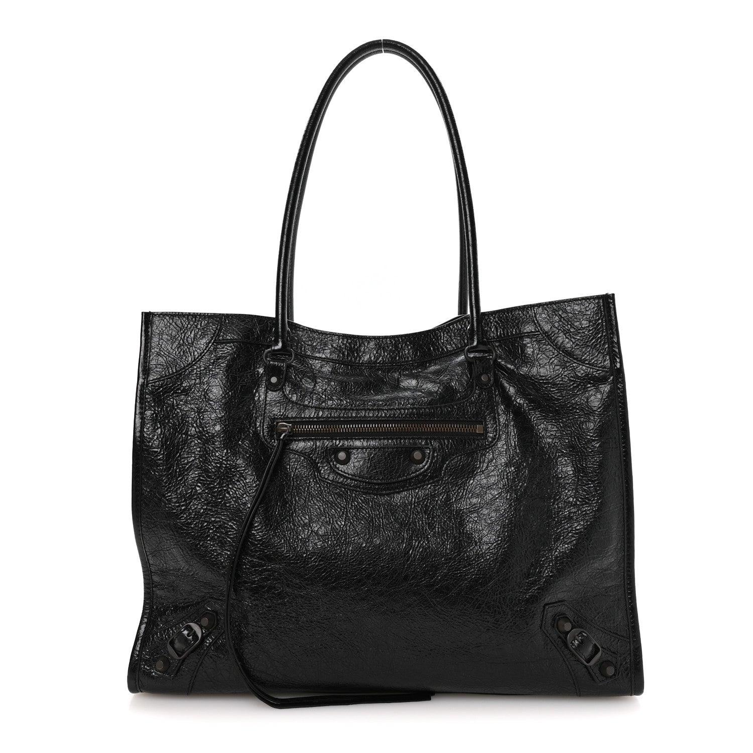 Balenciaga Agneau Arena Classic Hardware Medium Le City Tote Black 1 of 10