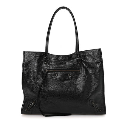 Balenciaga Agneau Arena Classic Hardware Medium Le City Tote Black 1 of 10