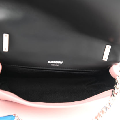 Burberry Grainy Calfskin Quilted Lola TB Bag Black Multicolor 5 of 10