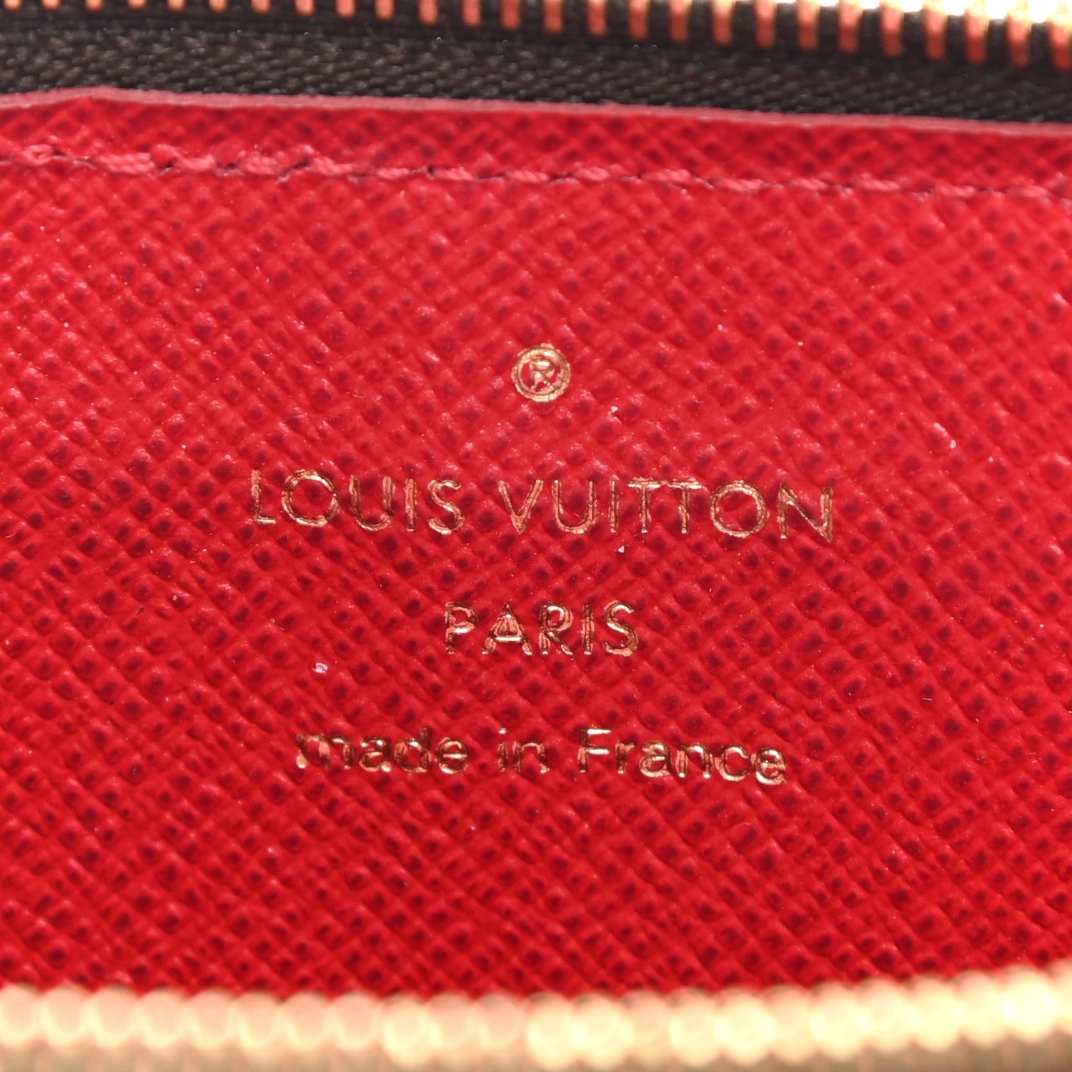 Louis Vuitton Damier Ebene Recto Verso Card Holder Red 6 of 7