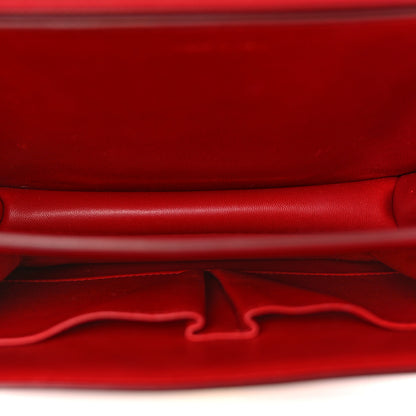 Celine Box Calfskin Medium Classic Box Flap Bag Red 5 of 13