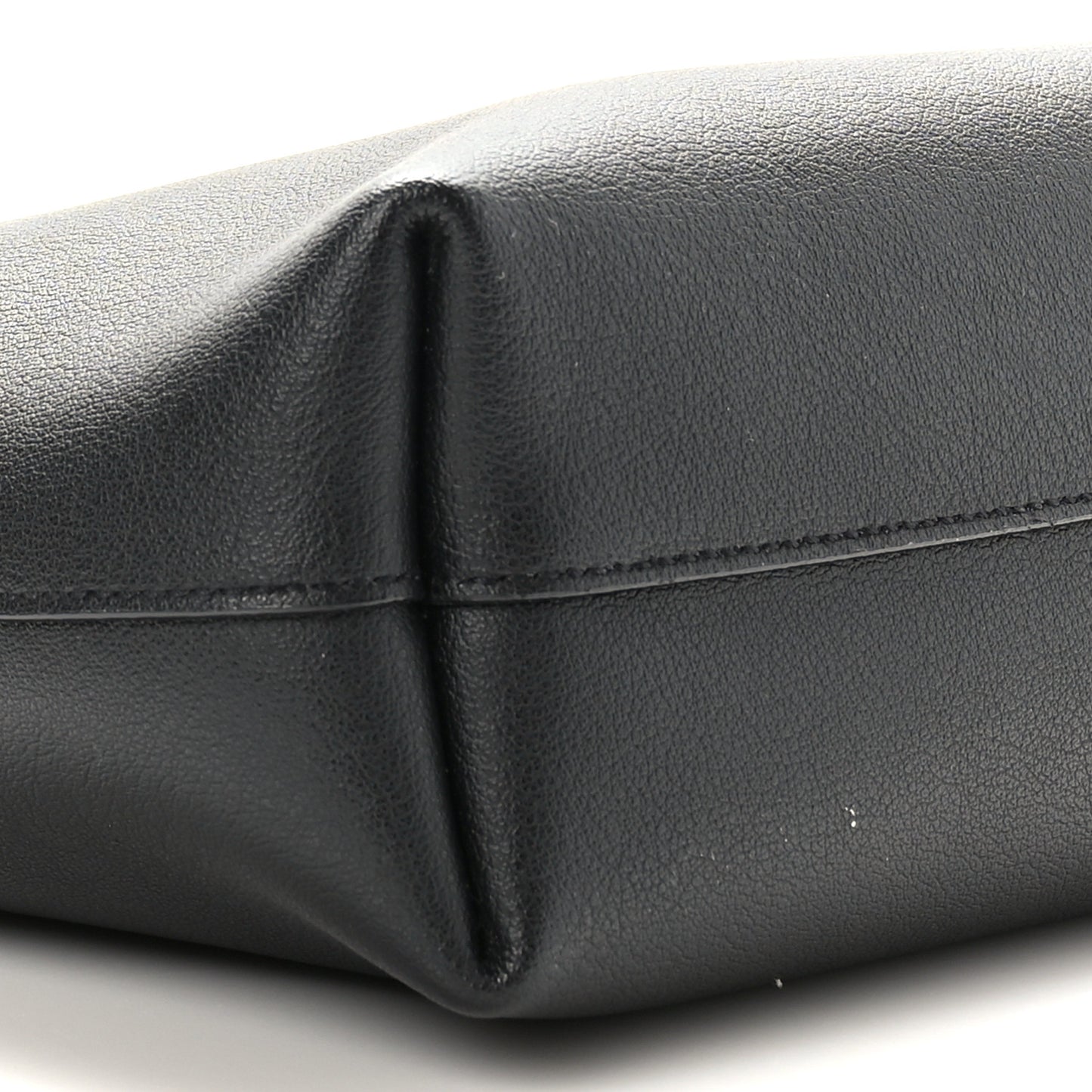 Calfskin Toy Shopping Tote Black