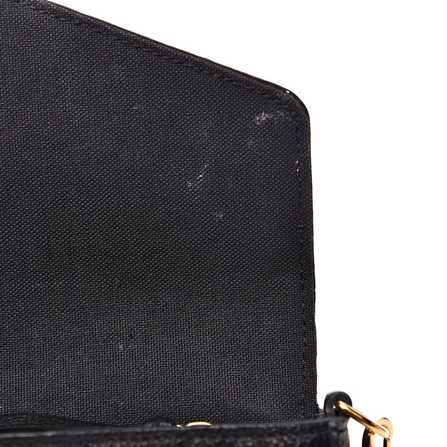 Louis Vuitton Empreinte Pochette Felicie Chain Wallet Black 10 of 13