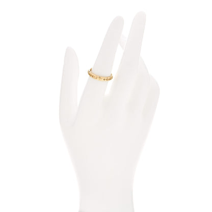 Foundrae 18K Yellow Gold Per Aspera Ad Astra Coin Edge Ring 54 6.75 2 of 8