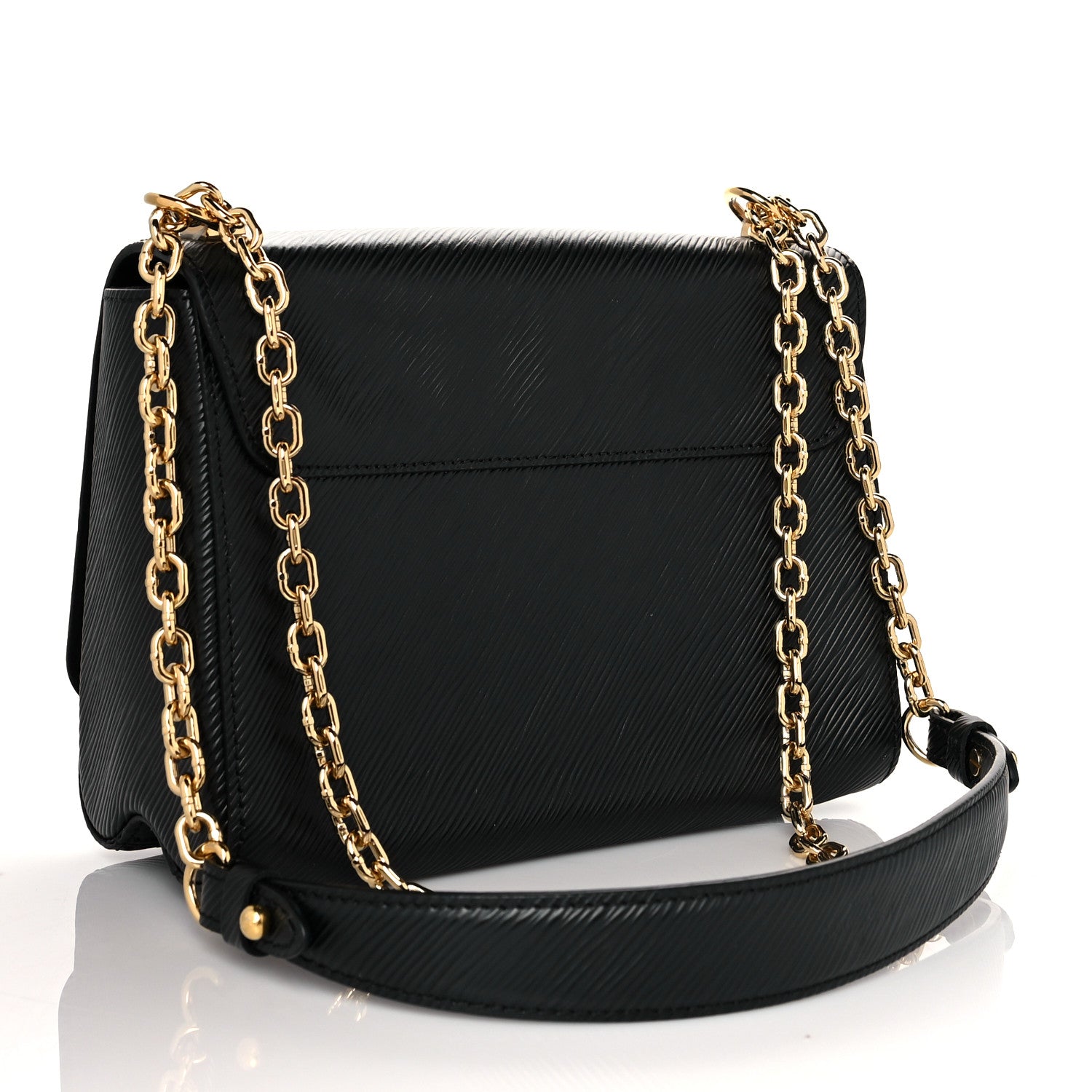 Louis Vuitton Epi Twist Shoulder Bag MM Black 3 of 9