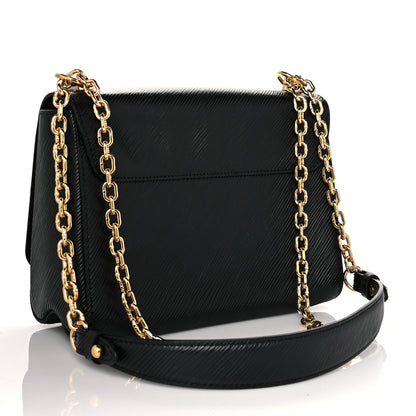 Louis Vuitton Epi Twist Shoulder Bag MM Black 3 of 9