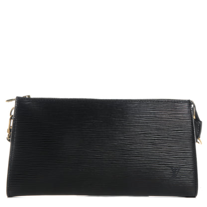 Louis Vuitton Epi Pochette Accessories 24 Black 1 of 7