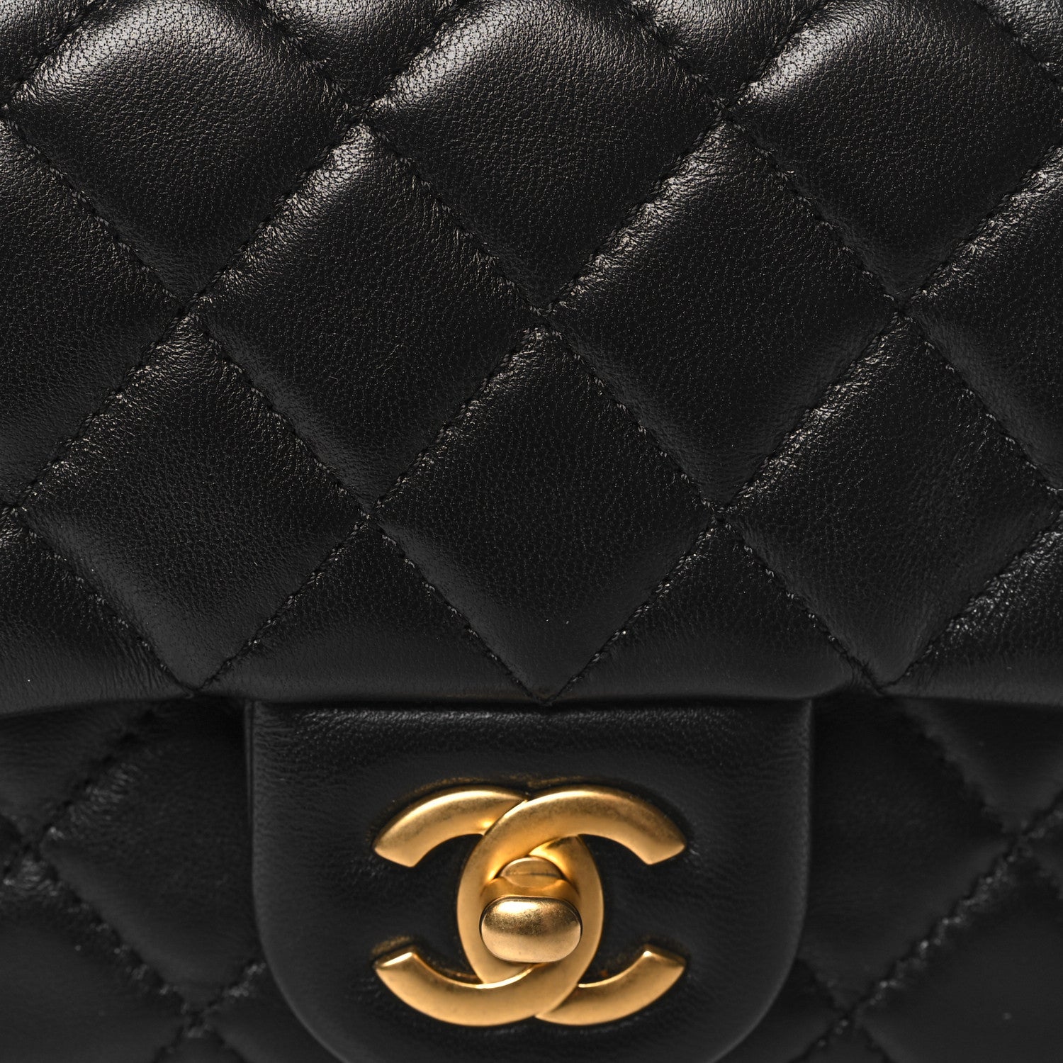 Chanel Lambskin Quilted Mini Pearl Crush Flap Black 8 of 11