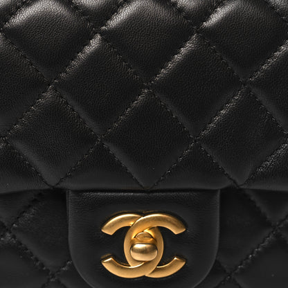 Chanel Lambskin Quilted Mini Pearl Crush Flap Black 8 of 11