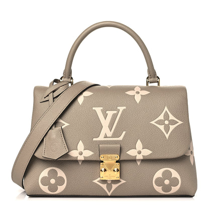 Louis Vuitton Empreinte Monogram Giant Madeleine MM Dove Grey Beige 1 of 8