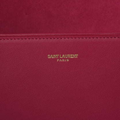 Saint Laurent Calfskin Classic Y Satchel Fuchsia 8 of 12
