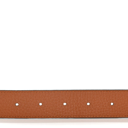 Louis Vuitton Taurillon Calfskin 30mm LV Initiales Reversible Belt 80/32 Black 3 of 6