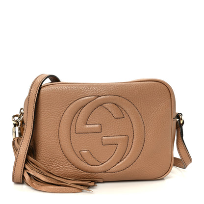 Gucci Pebbled Calfskin Small Soho Disco Bag Camelia 1 of 11