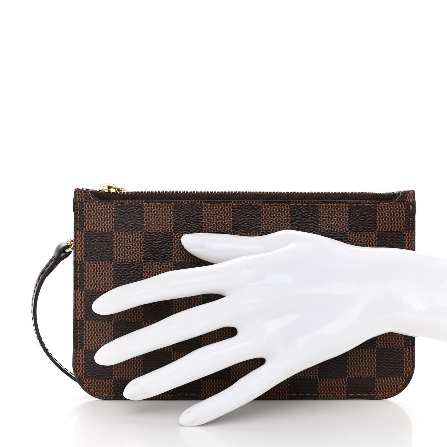 LOUIS VUITTON Damier Ebene Neverfull PM Pochette