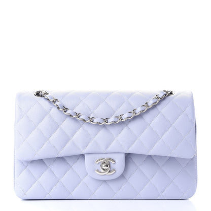 Chanel Caviar Quilted Medium Double Flap Light Purple 1 of 9