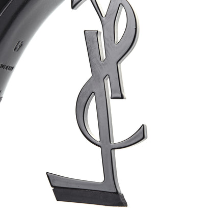 Saint Laurent Patent Calfskin Opyum 110 Sandals 41 Black 10 of 13