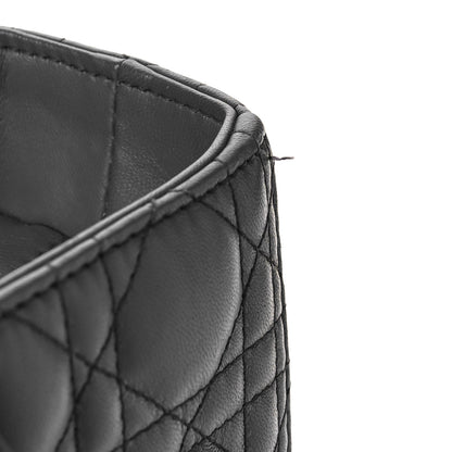 Christian Dior Lambskin Cannage Large Lady Dior Grey 10 of 11