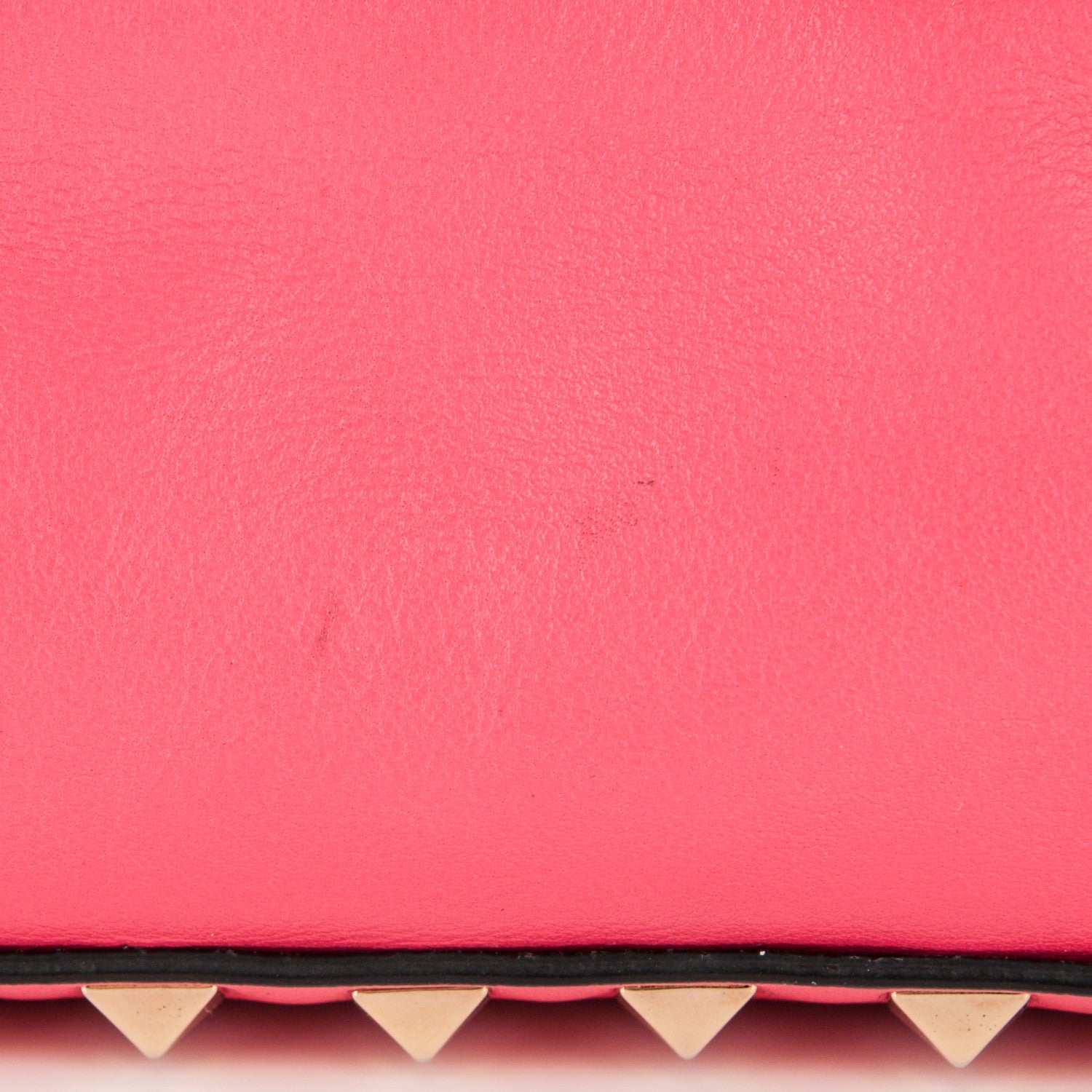 Valentino Garavani Vitello Mini Rockstud Flap Saddle Crossbody Bag Deep Rose 7 of 8