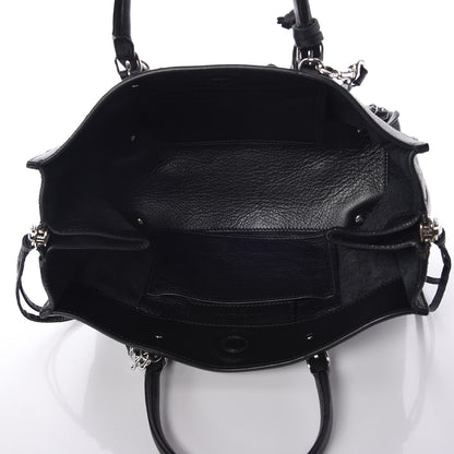 Balenciaga Veau Papier A6 Zip Around Tote Black 5 of 7