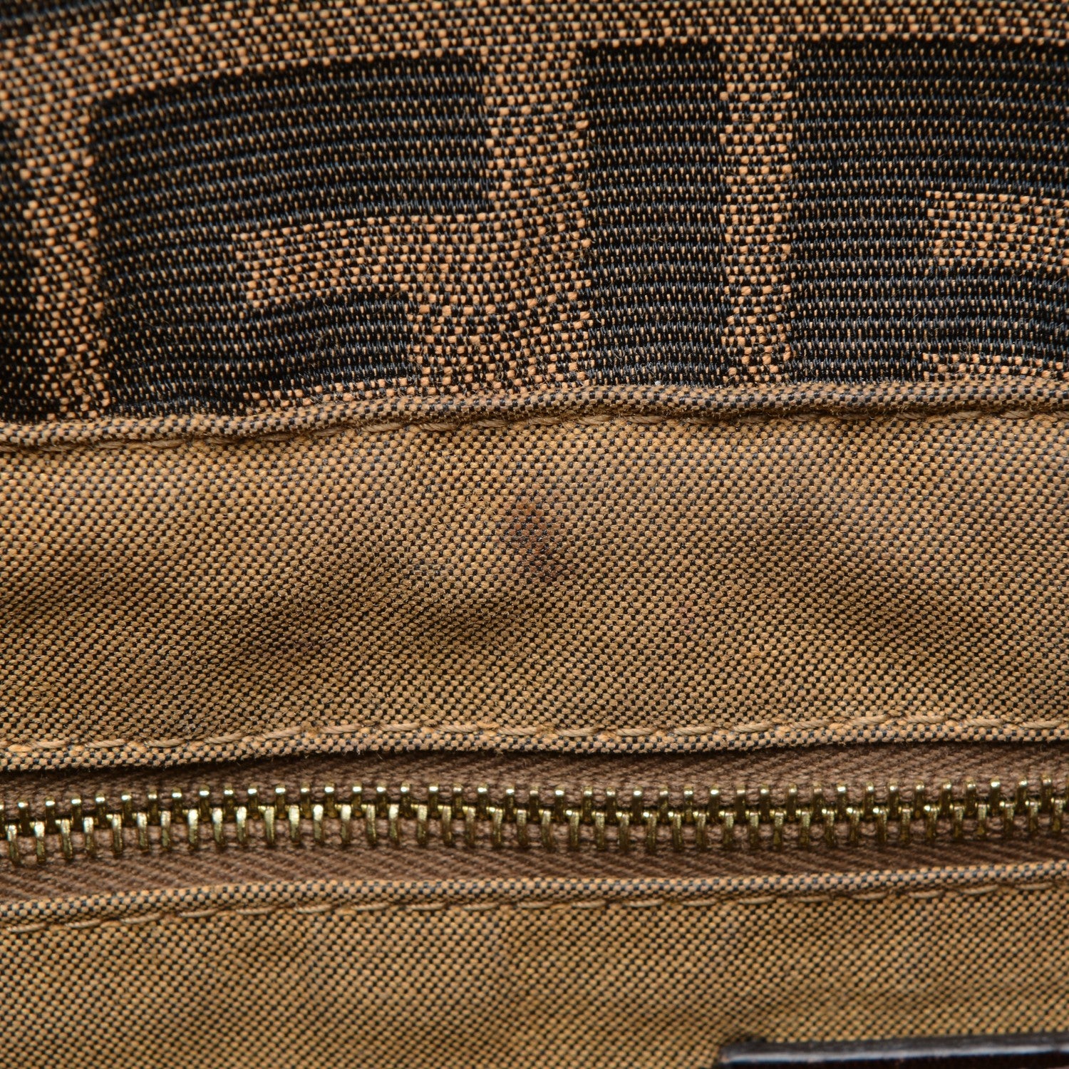 Fendi Zucca Large Chef Shopper Tote Tobacco 8 of 9