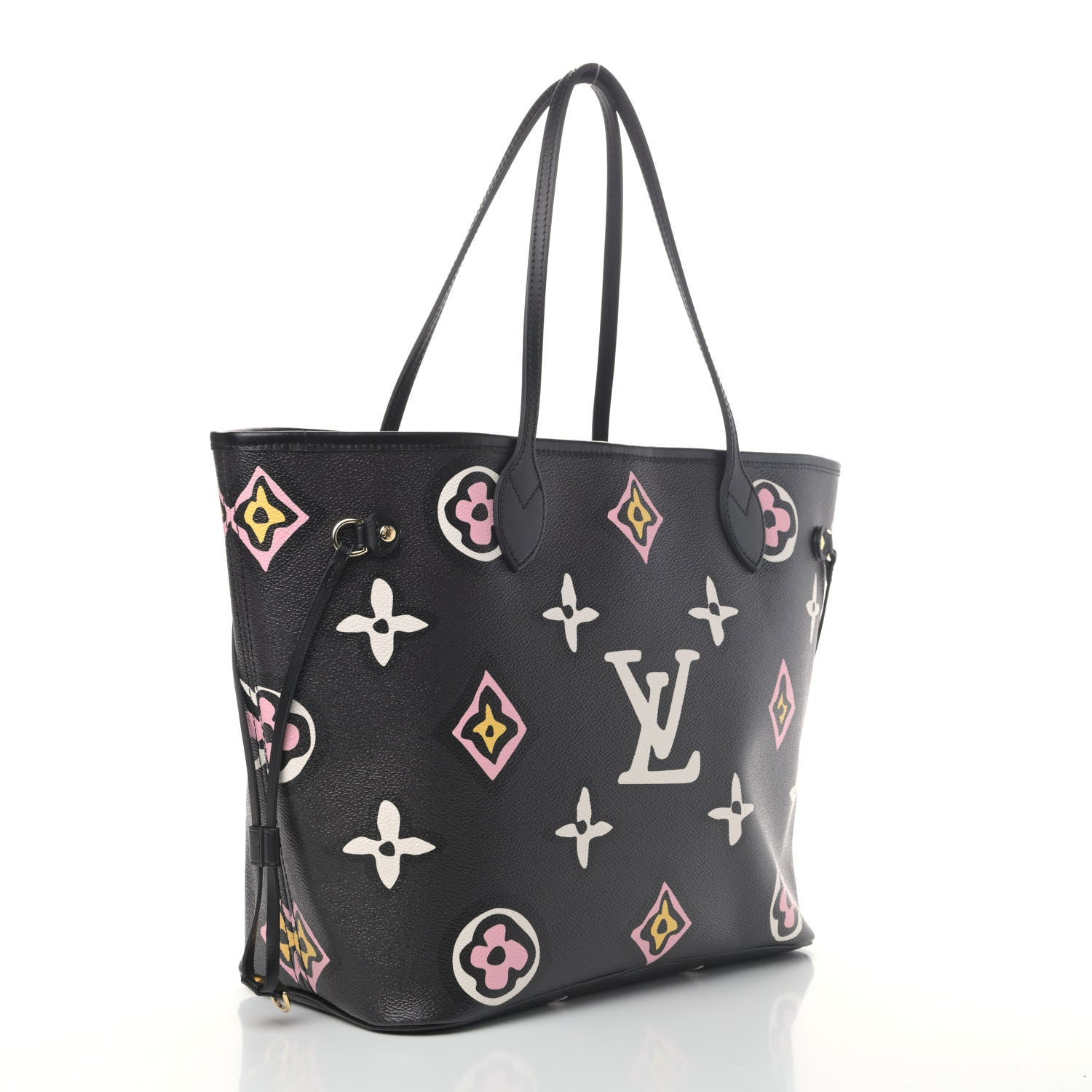 Louis Vuitton Monogram Giant Wild At Heart Neverfull MM Black 2 of 5