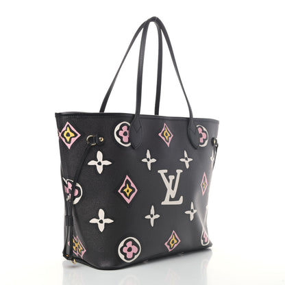 Louis Vuitton Monogram Giant Wild At Heart Neverfull MM Black 2 of 5