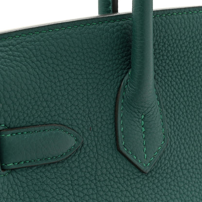 Hermes Togo Birkin 30 Malachite 14 of 14