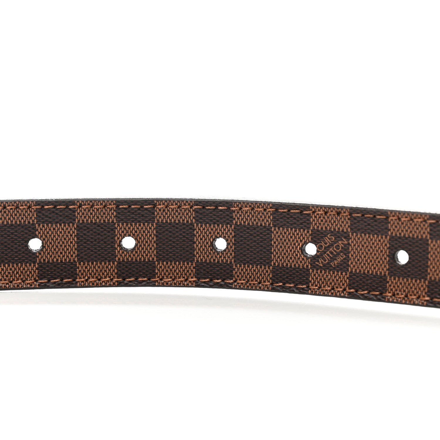 Louis Vuitton Mini Damier Ebene 25mm LV Initiales Belt 85 34 4 of 5
